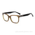 Cheap Ready Stock Full Rim Rectangle Acetate Tortoise Temples Eyewears